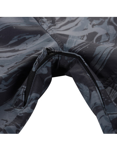 Bērnu pārgājienu softshell jaka LANCO melns