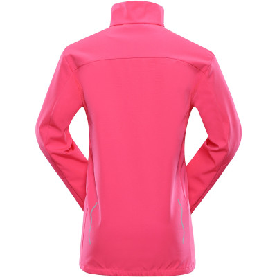 Bērnu sporta softshell jaka MULTO neona rozā 2