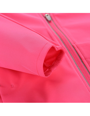 Bērnu sporta softshell jaka MULTO neona rozā