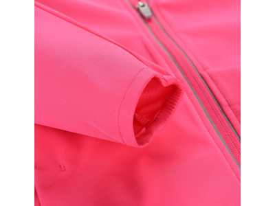 Kid´s sports softshell jacket MULTO neon knockout pink
