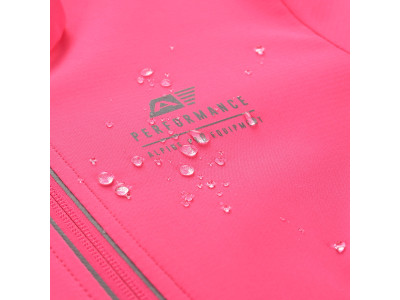 Bērnu sporta softshell jaka MULTO neona rozā