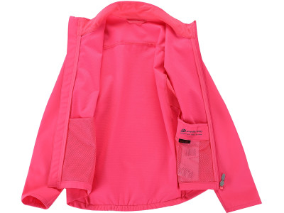 Kid´s sports softshell jacket MULTO neon knockout pink