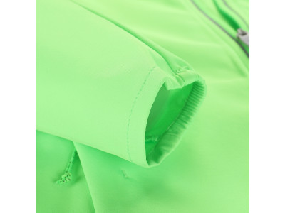 Kid´s sports softshell jacket MULTO neon green gecko