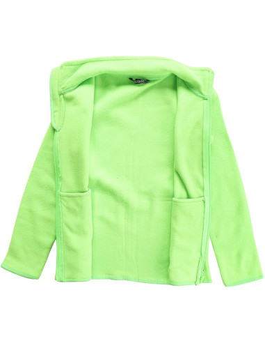 Kid´s outdoor sweatshirt GARIMO neon green gecko
