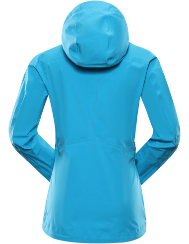 Women's outdoor jacket CORTA neon atomic blue