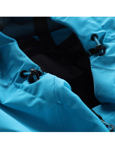 Women's outdoor jacket CORTA neon atomic blue