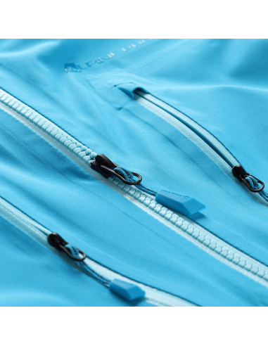 Women's outdoor jacket CORTA neon atomic blue