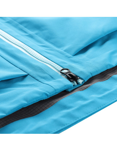 Women's outdoor jacket CORTA neon atomic blue