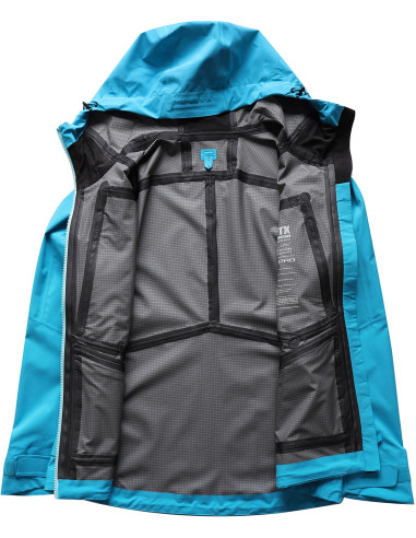 Women's outdoor jacket CORTA neon atomic blue