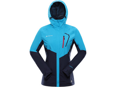Women's outdoor jacket IMPECA neon atomic blue