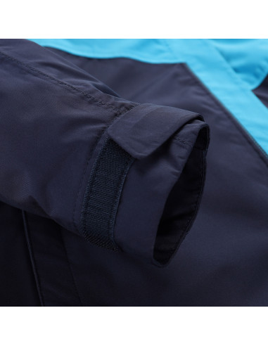 Women's outdoor jacket IMPECA neon atomic blue