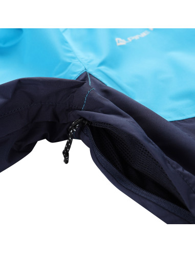 Women's outdoor jacket IMPECA neon atomic blue