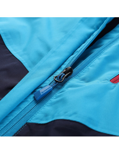 Women's outdoor jacket IMPECA neon atomic blue