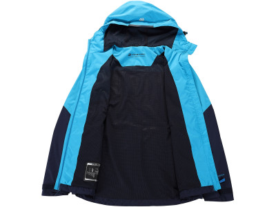 Women's outdoor jacket IMPECA neon atomic blue