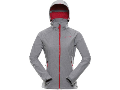 Sieviešu pārgājienu softshell jaka LANCA pilsētas pelēks