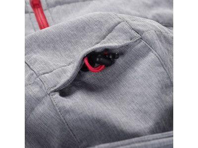 Sieviešu pārgājienu softshell jaka LANCA pilsētas pelēks