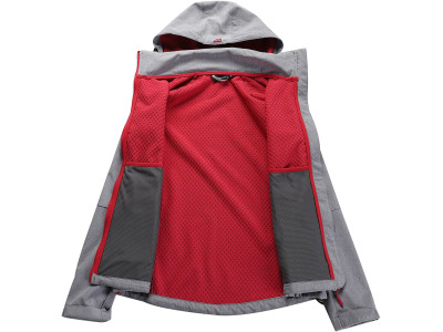 Sieviešu pārgājienu softshell jaka LANCA pilsētas pelēks