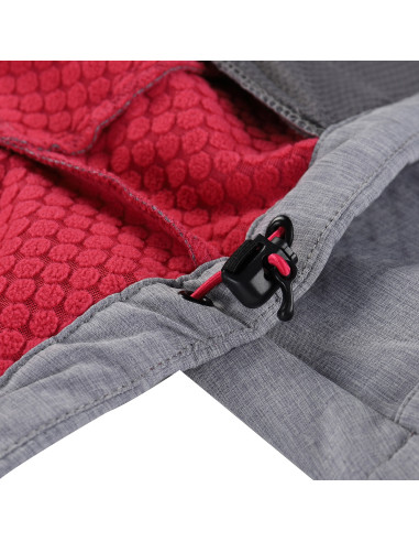 Sieviešu pārgājienu softshell jaka LANCA pilsētas pelēks