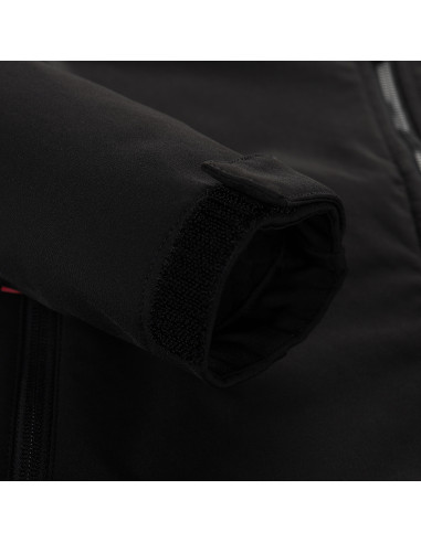 Sieviešu pārgājienu softshell jaka LANCA melns