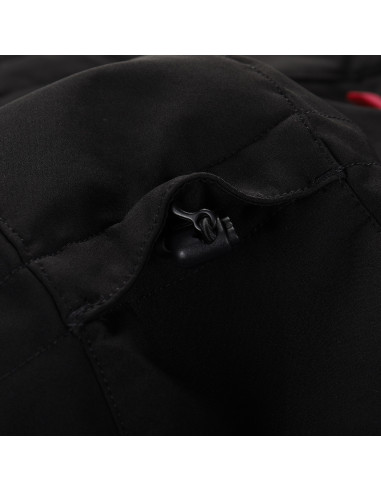 Sieviešu pārgājienu softshell jaka LANCA melns