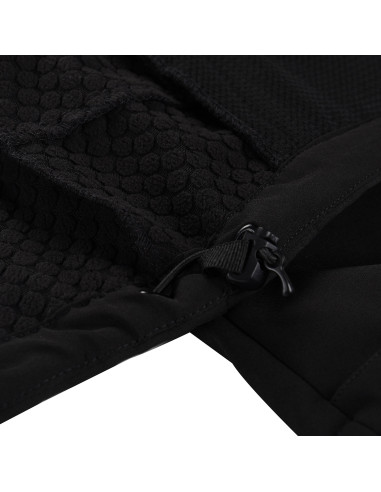 Sieviešu pārgājienu softshell jaka LANCA melns