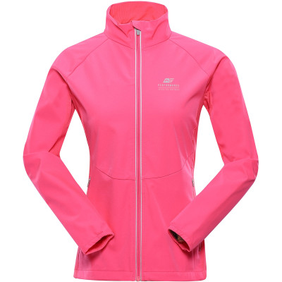 Women's sports softshell jacket MULTA neon knockout pink