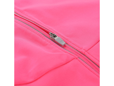 Women's sports softshell jacket MULTA neon knockout pink