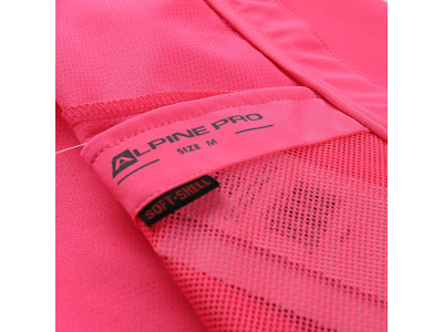 Women's sports softshell jacket MULTA neon knockout pink