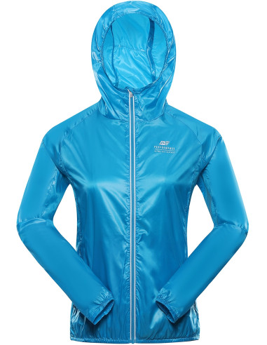 Women's performance jacket BIKA neon atomic blue