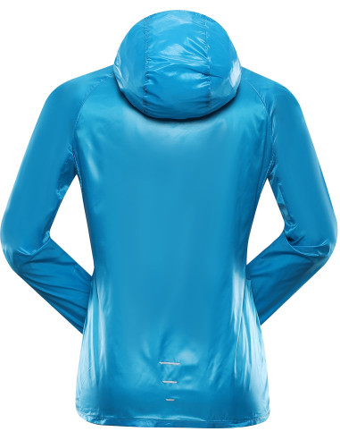 Women's performance jacket BIKA neon atomic blue