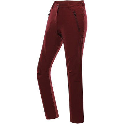 Women's outdoor softshell pants NUTTA pomegranate