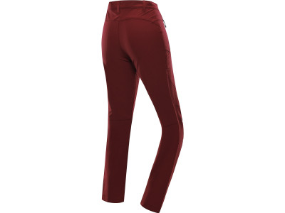 Women's outdoor softshell pants NUTTA pomegranate