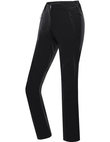 Women's outdoor softshell pants NUTTA black