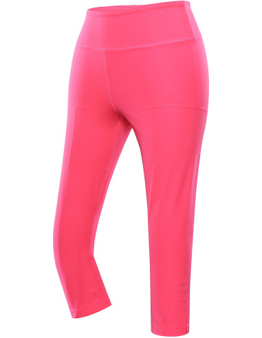 Women's performance capri NORVA neon knockout pink