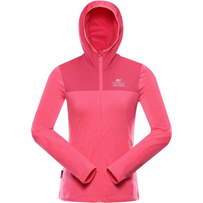 Women's performance sweatshirt FANCA neon knockout pink