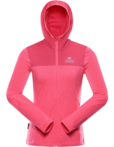Women's performance sweatshirt FANCA neon knockout pink