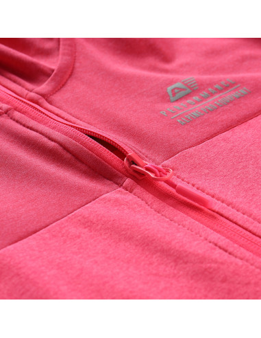 Women's performance sweatshirt FANCA neon knockout pink