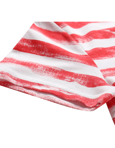 Women's casual T-shirt WATERA flame scarlet