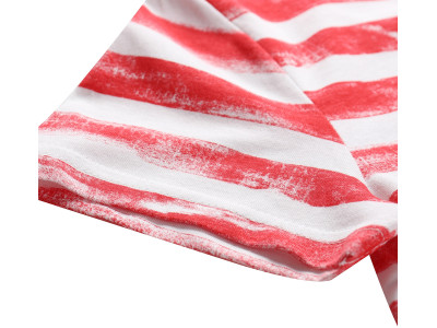 Women's casual T-shirt WATERA flame scarlet