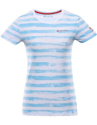 Women's casual T-shirt WATERA ethereal blue