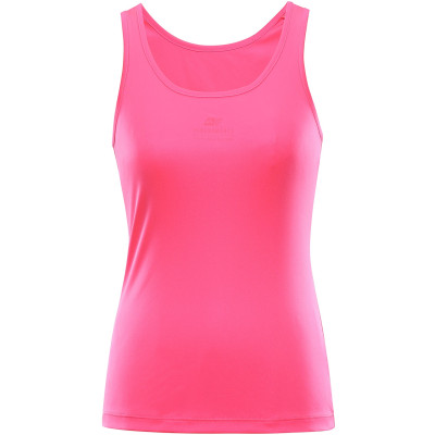 Women's performance T-shirt MIXEDA neon knockout pink