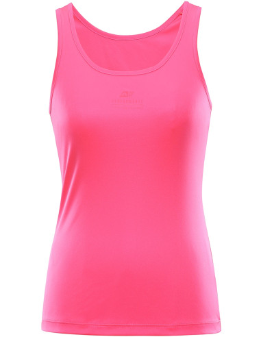 Women's performance T-shirt MIXEDA neon knockout pink