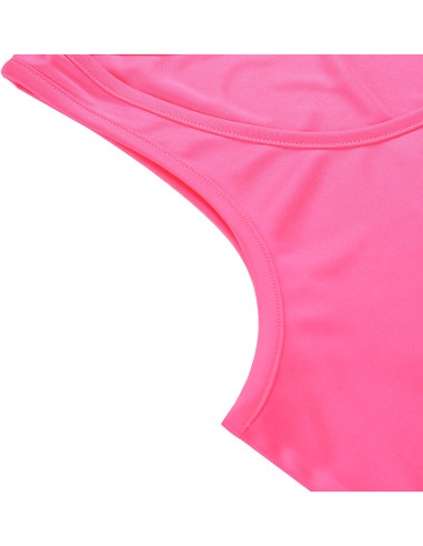 Women's performance T-shirt MIXEDA neon knockout pink