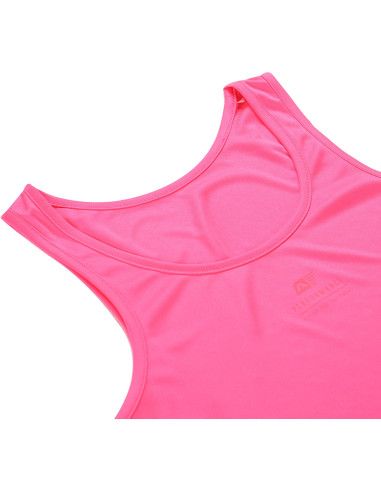 Women's performance T-shirt MIXEDA neon knockout pink