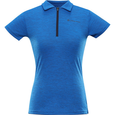 Women's outdoor polo DONNA electric blue lemonade