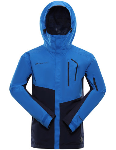 Men´s outdoor jacket IMPEC electric blue lemonade