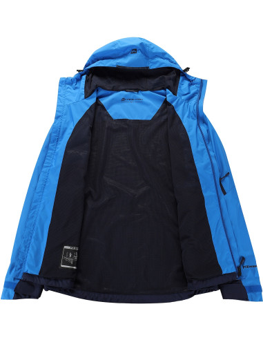 Men´s outdoor jacket IMPEC electric blue lemonade