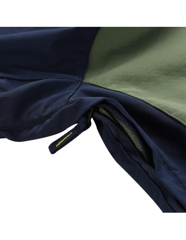 Vīriešu pārgājienu softshell jaka LANC olīvu