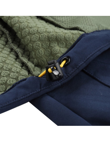 Vīriešu pārgājienu softshell jaka LANC olīvu