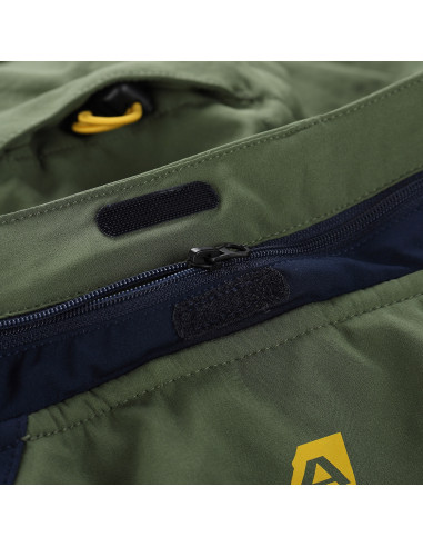 Vīriešu pārgājienu softshell jaka LANC olīvu